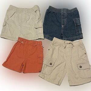 4pc CARGO SHORTS 18mo